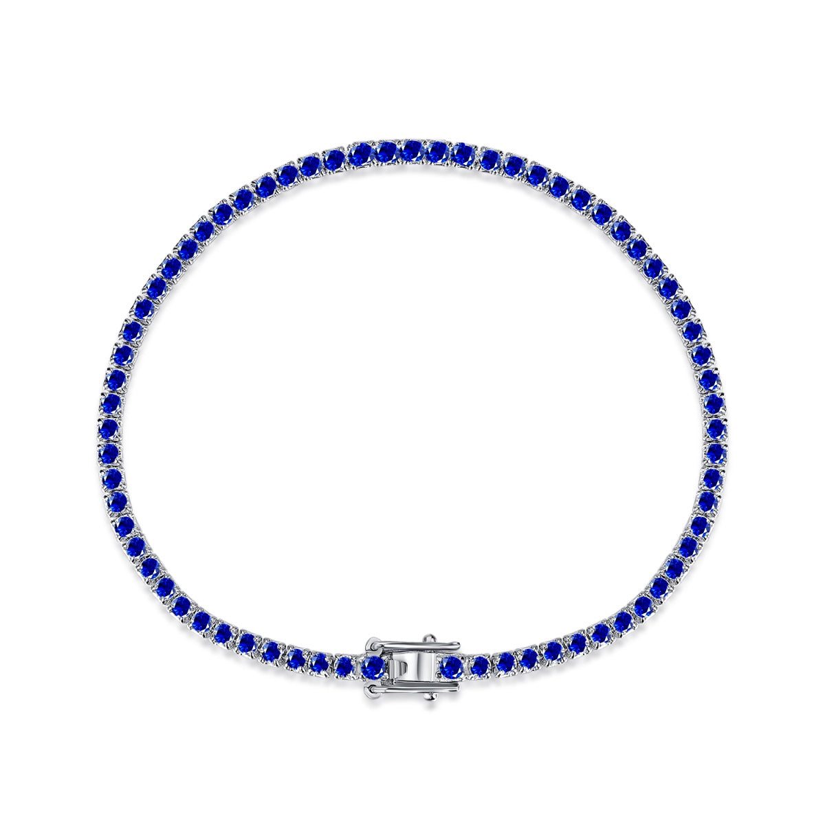 [ElanLuxe Jewelry]Dazzling Colorful Round Cut Daily Bracelet