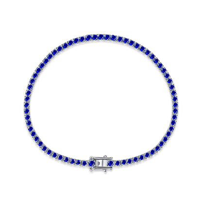 [ElanLuxe Jewelry]Dazzling Colorful Round Cut Daily Bracelet