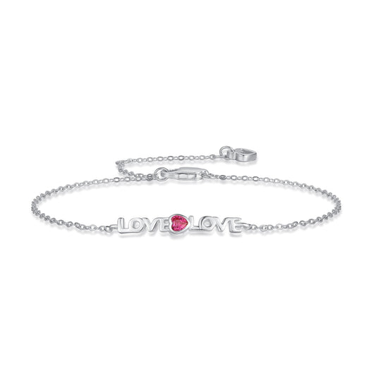 [ElanLuxe Jewelry]Romantic Heart Shape Lover Bracelet