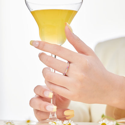 [ElanLuxe Jewelry]Elegant Vivid Round Cut Daily Ring