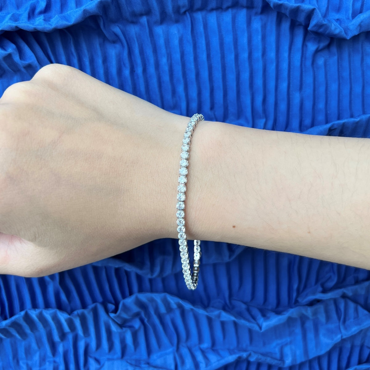 [ElanLuxe Jewelry]Sparkling Round Cut Daily Bracelet