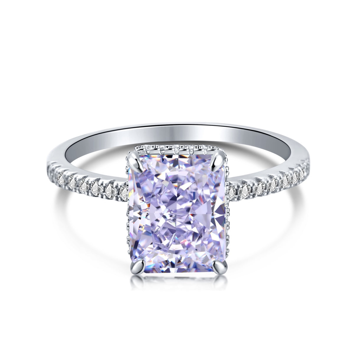 [ElanLuxe Jewelry]4.0 Carat Luxurious Engagement Ring
