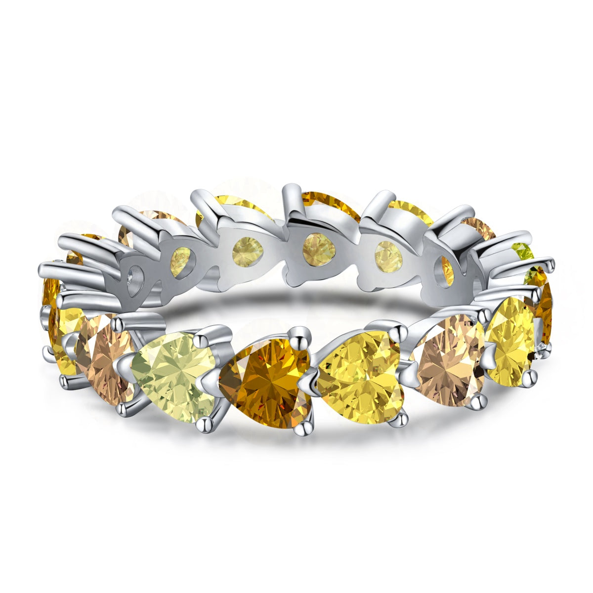 [ElanLuxe Jewelry]0.25 Carat Radiant Romance Heart Cut Lover Ring