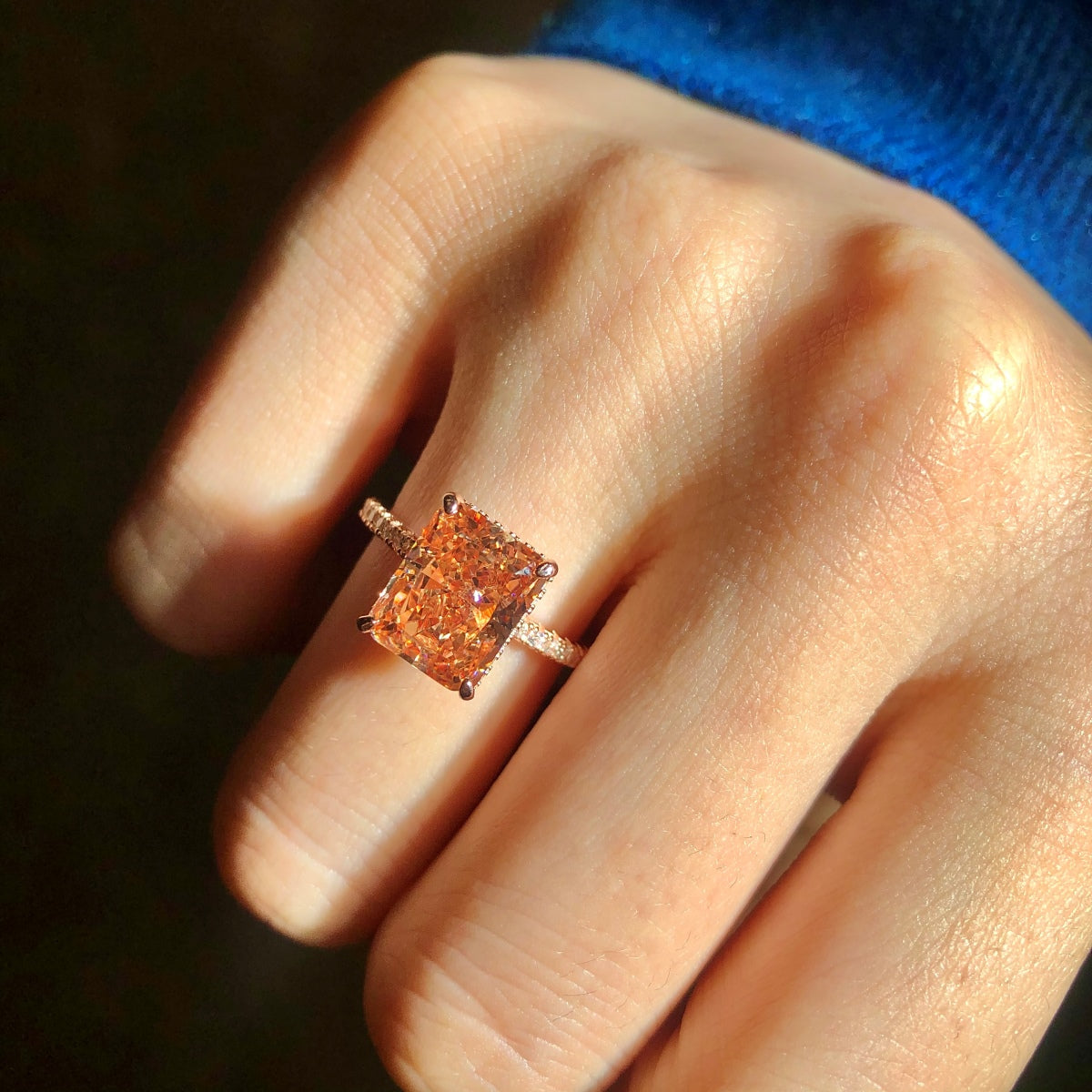 [ElanLuxe Jewelry]4.0 Carat Luxurious Engagement Ring