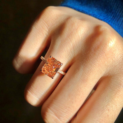 [ElanLuxe Jewelry]4.0 Carat Luxurious Engagement Ring