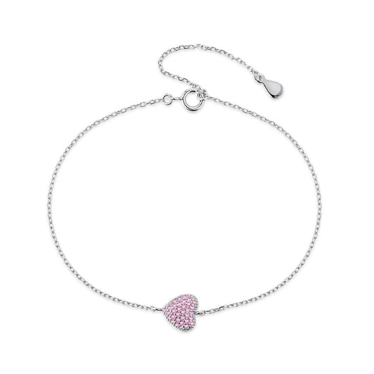 [ElanLuxe Jewelry]Heart-Shaped Gentle and Versatile Bracelet