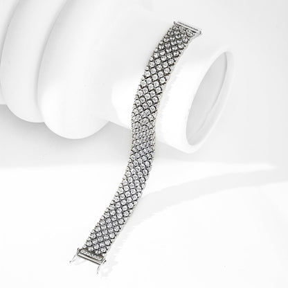 [ElanLuxe Jewelry]Ornate Elegant Round Cut Party Bracelet