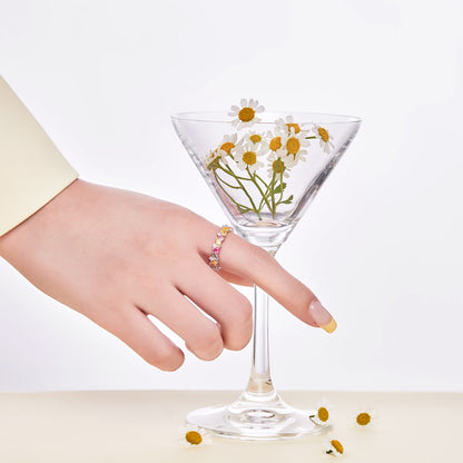 [ElanLuxe Jewelry]Dazzling Polychromatic Multi cut Daily Ring