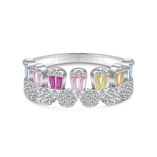 [ElanLuxe Jewelry]Gorgeous Radiant Cut Daily Ring