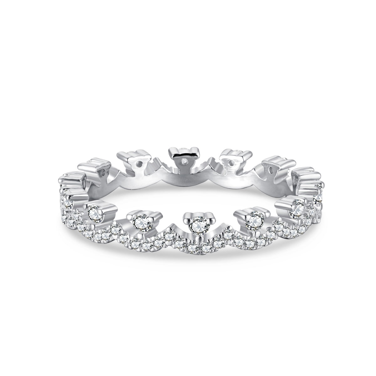 [ElanLuxe Jewelry]Elegant Resplendent Round Shape Party Ring