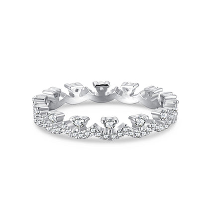 [ElanLuxe Jewelry]Elegant Resplendent Round Shape Party Ring
