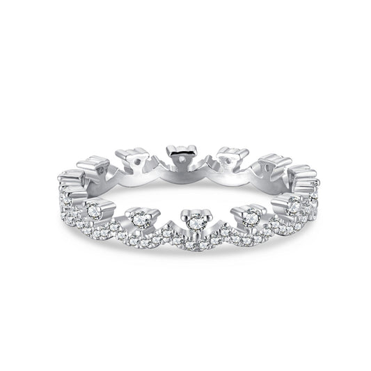 [ElanLuxe Jewelry]Elegant Resplendent Round Shape Party Ring