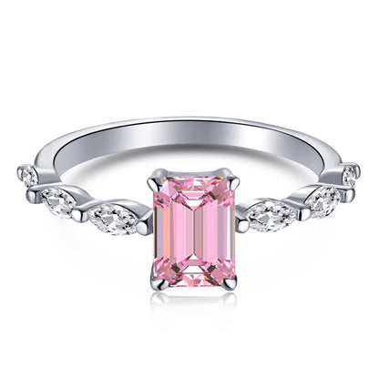 [ElanLuxe Jewelry]1.0 Carat Dainty Resplendent Radiant Cut Daily Ring