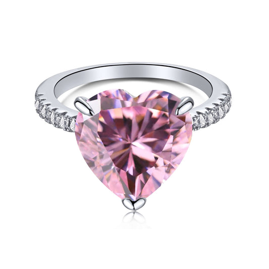 [ElanLuxe Jewelry]6.0 Carat Luxurious Sparkling Romantic Heart Cut Lover Ring