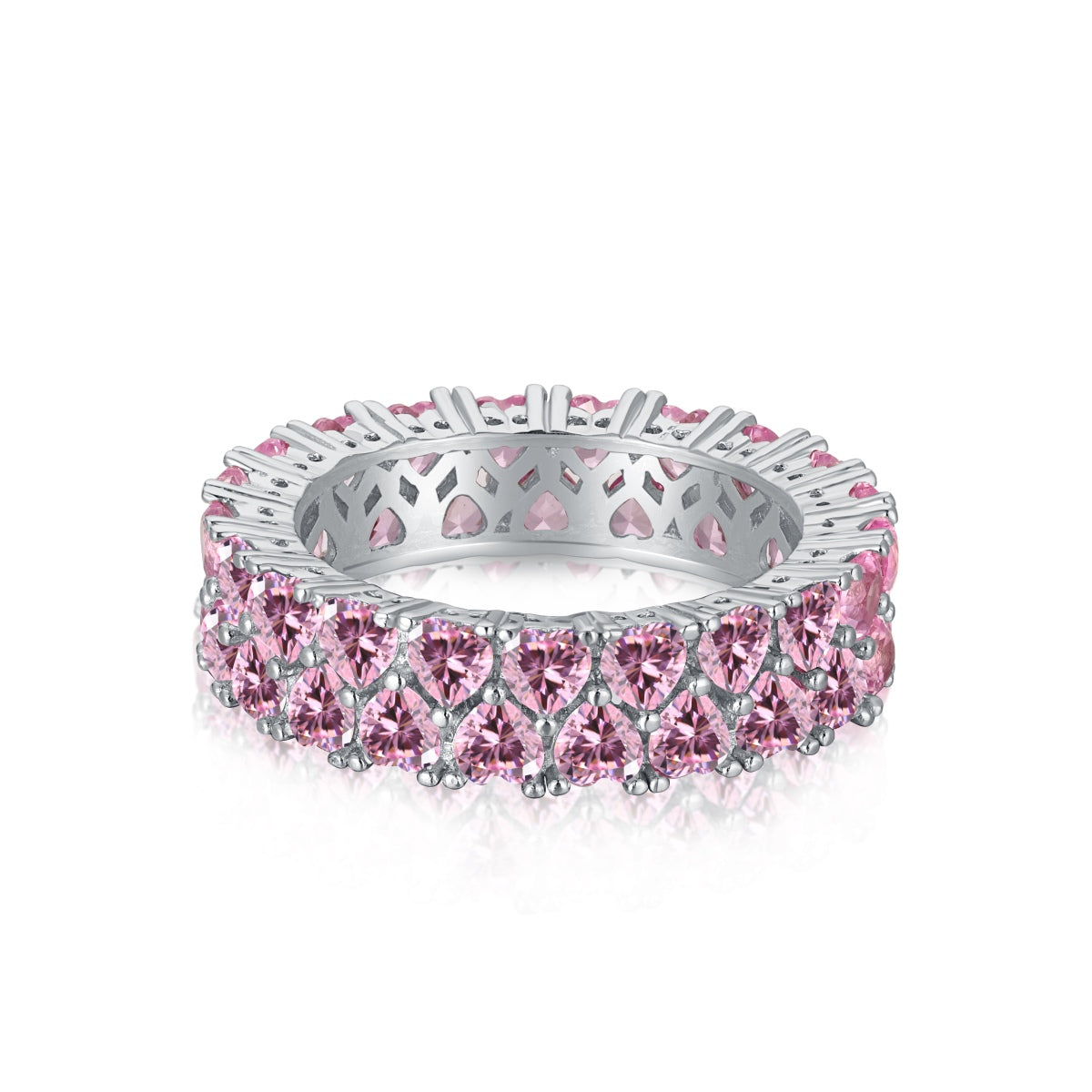 [ElanLuxe Jewelry]Sparkling Full Heart Ring