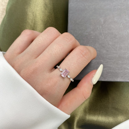 [ElanLuxe Jewelry]1.0 Carat Dainty Resplendent Radiant Cut Daily Ring