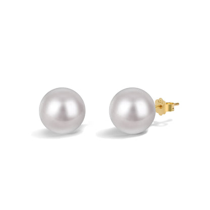 [ElanLuxe Jewelry]Delicate Pearl Earrings