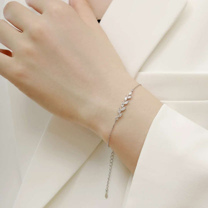 [ElanLuxe Jewelry]Elegant Wheat Leaves Shape Bracelet