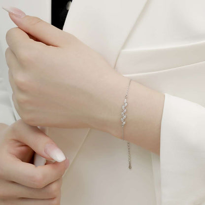 [ElanLuxe Jewelry]Elegant Wheat Leaves Shape Bracelet