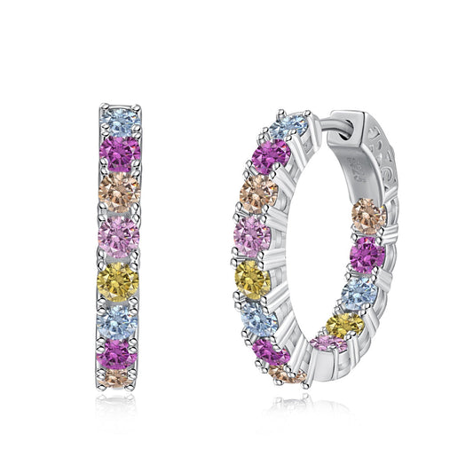[ElanLuxe Jewelry]Unique Round Cut Daily Earrings