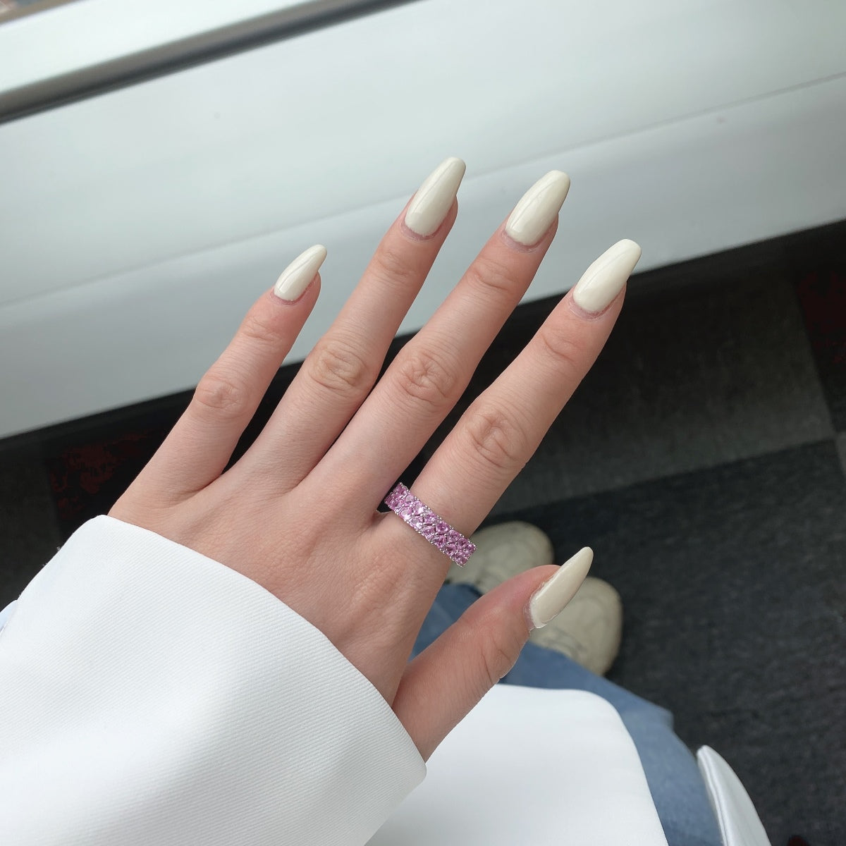 [ElanLuxe Jewelry]Sparkling Full Heart Ring