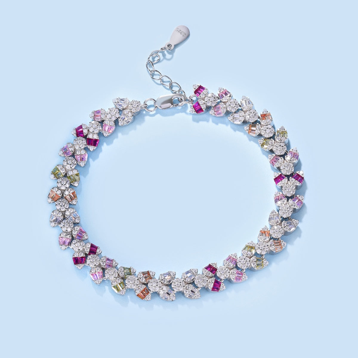 [ElanLuxe Jewelry]Dainty Exquisite Flower Shape Daily Bracelet