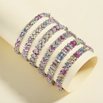 [ElanLuxe Jewelry]Dainty Exquisite Flower Shape Daily Bracelet