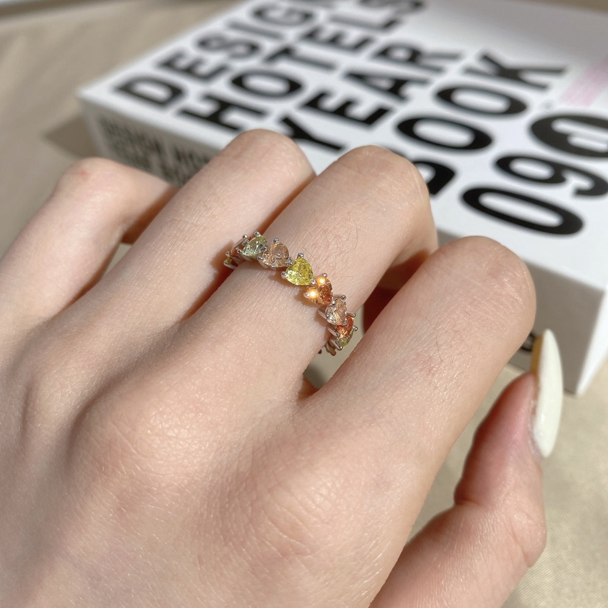 [ElanLuxe Jewelry]0.25 Carat Radiant Romance Heart Cut Lover Ring