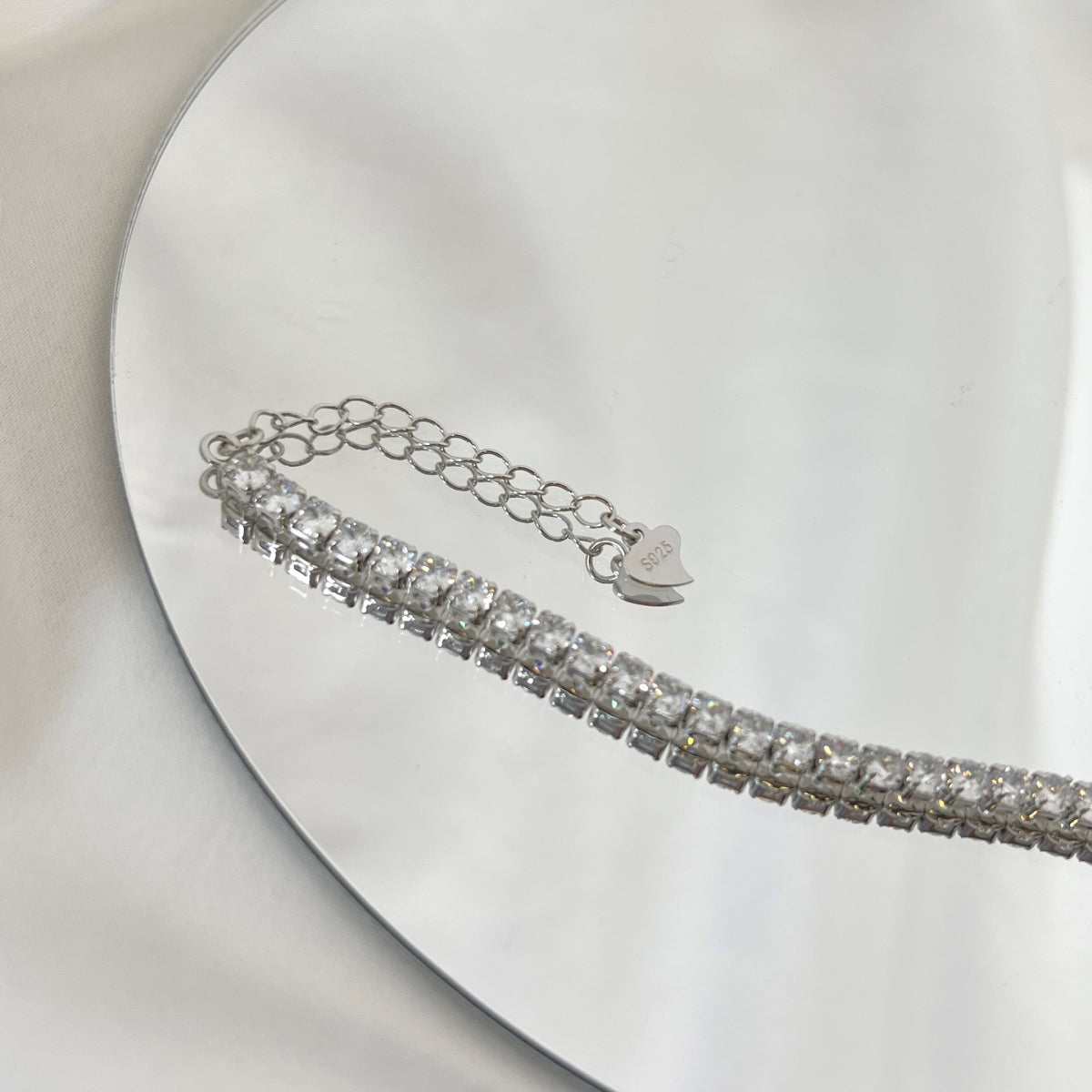 [ElanLuxe Jewelry]Sparkling Round Cut Daily Bracelet