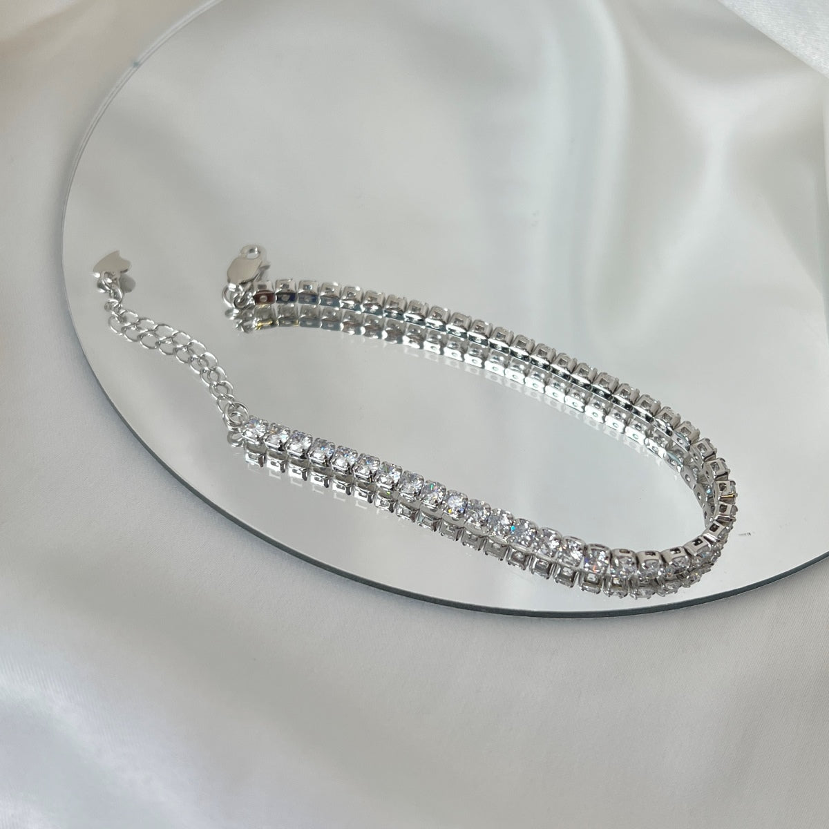 [ElanLuxe Jewelry]Sparkling Round Cut Daily Bracelet