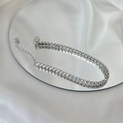 [ElanLuxe Jewelry]Sparkling Round Cut Daily Bracelet