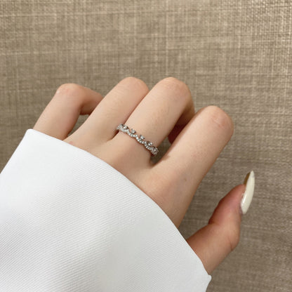 [ElanLuxe Jewelry]Elegant Resplendent Round Shape Party Ring