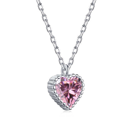 [ElanLuxe Jewelry]Ornate Heart Shape Necklace