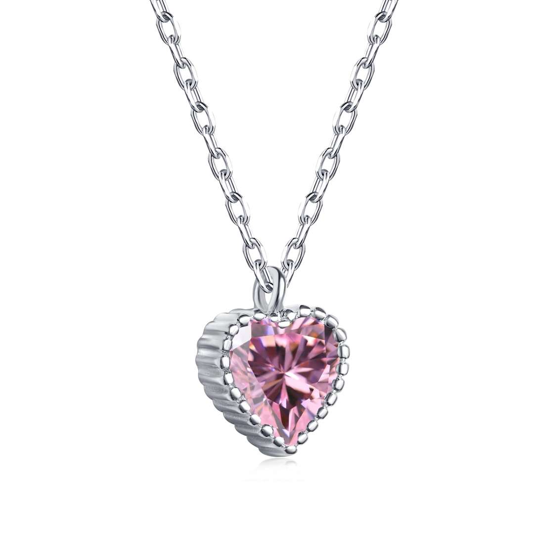 [ElanLuxe Jewelry]Ornate Heart Shape Necklace