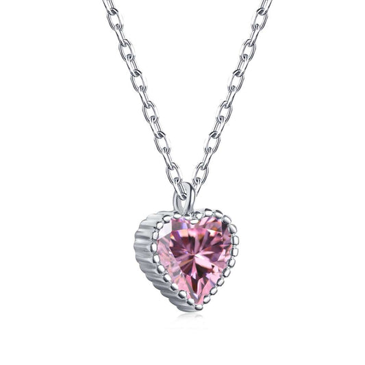 [ElanLuxe Jewelry]Ornate Heart Shape Necklace