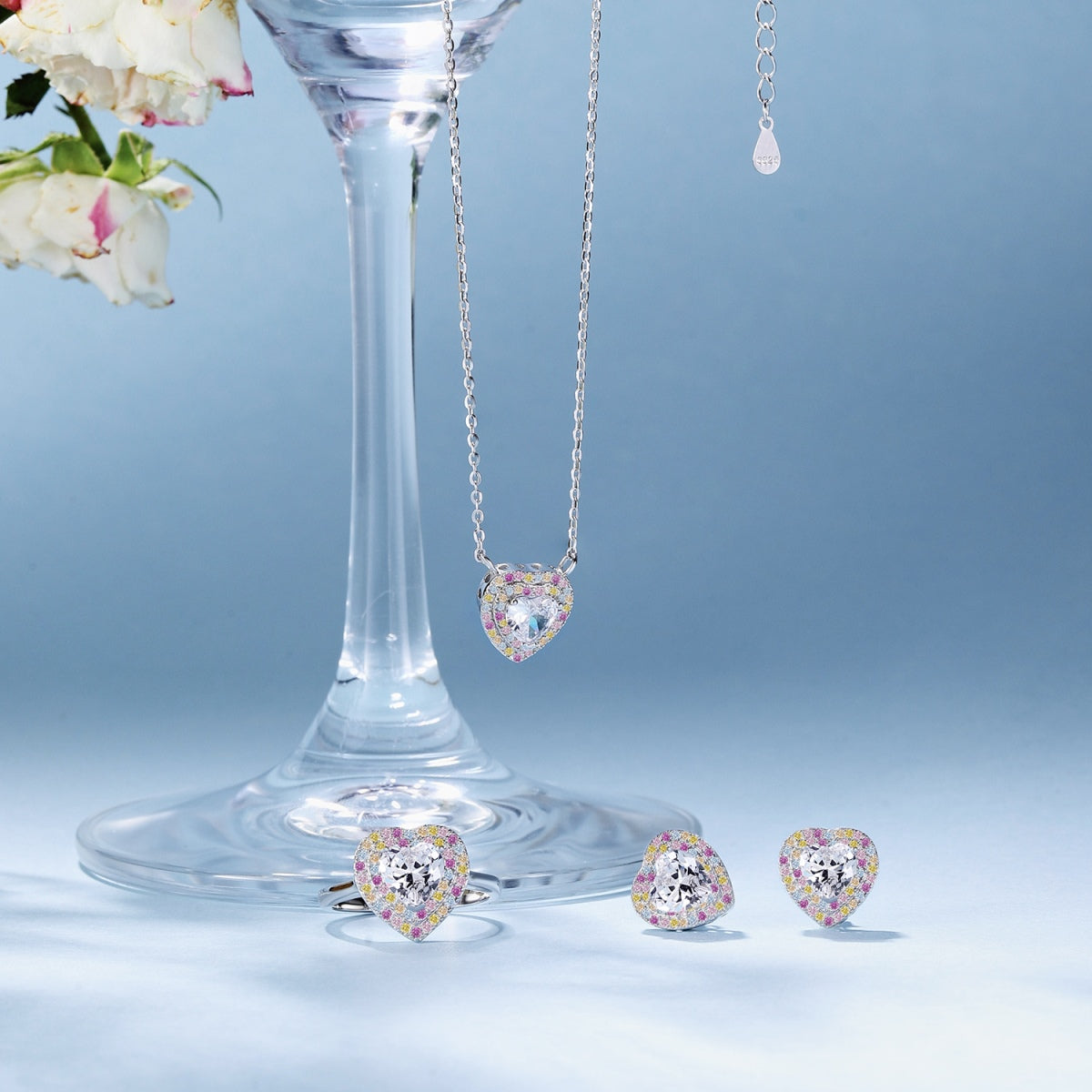[ElanLuxe Jewelry]Exquisite Heart Shape Necklace