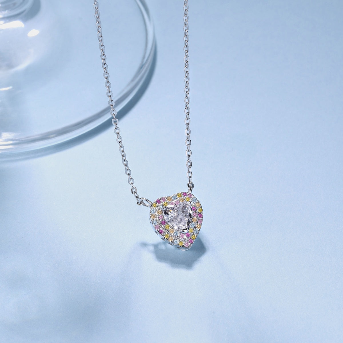 [ElanLuxe Jewelry]Exquisite Heart Shape Necklace