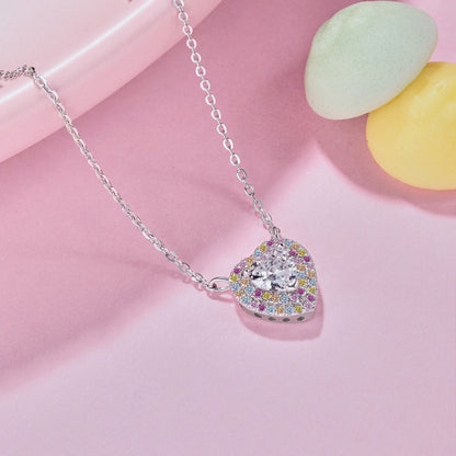 [ElanLuxe Jewelry]Exquisite Heart Shape Necklace