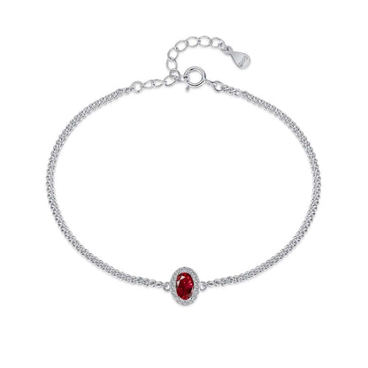 [ElanLuxe Jewelry]Exquisite Oval Shape Bracelet