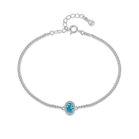 [ElanLuxe Jewelry]Exquisite Oval Shape Bracelet