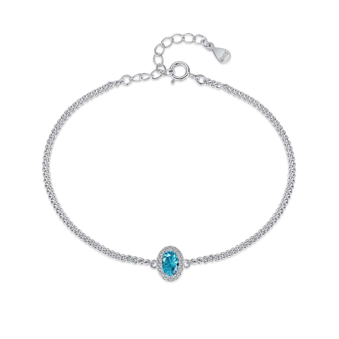 [ElanLuxe Jewelry]Exquisite Oval Shape Bracelet