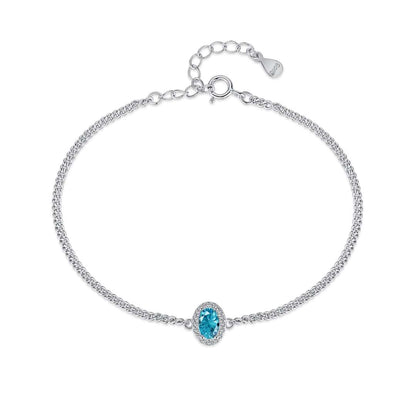 [ElanLuxe Jewelry]Exquisite Oval Shape Bracelet