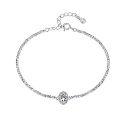 [ElanLuxe Jewelry]Exquisite Oval Shape Bracelet