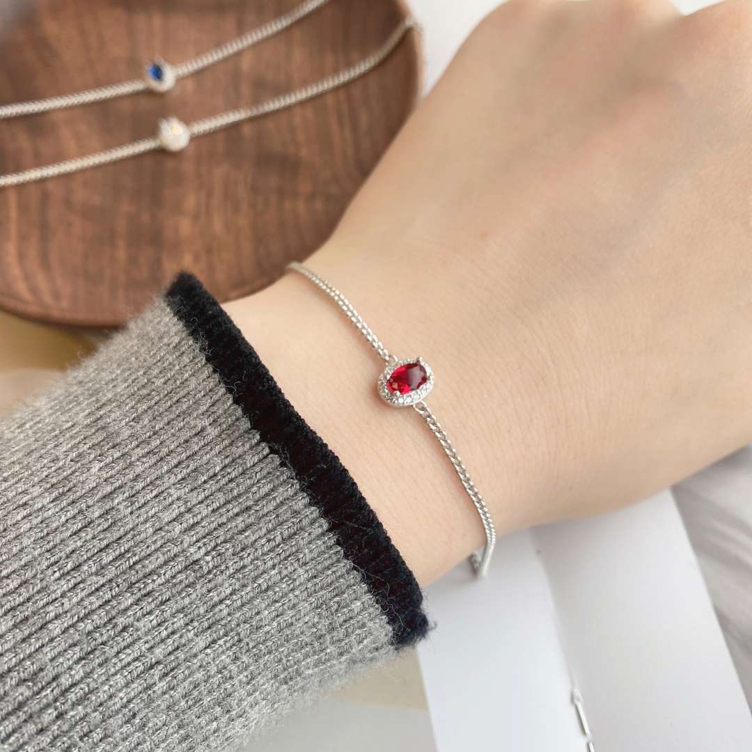 [ElanLuxe Jewelry]Exquisite Oval Shape Bracelet