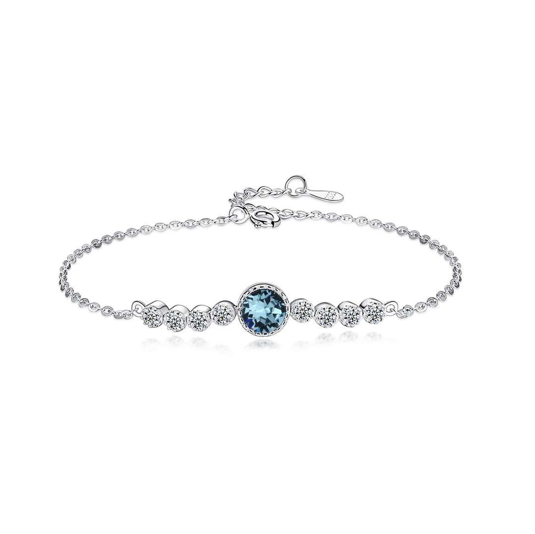 [ElanLuxe Jewelry]Luxurious Heart Of The Ocean Bracelet