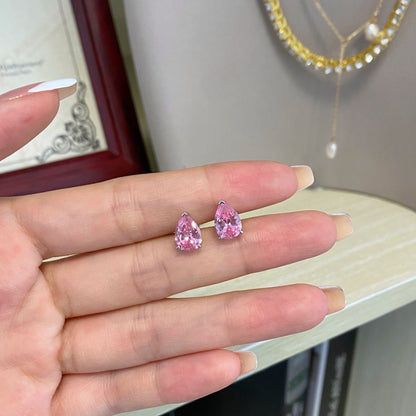 [ElanLuxe Jewelry]Ornate Water Drop Shape Earrings