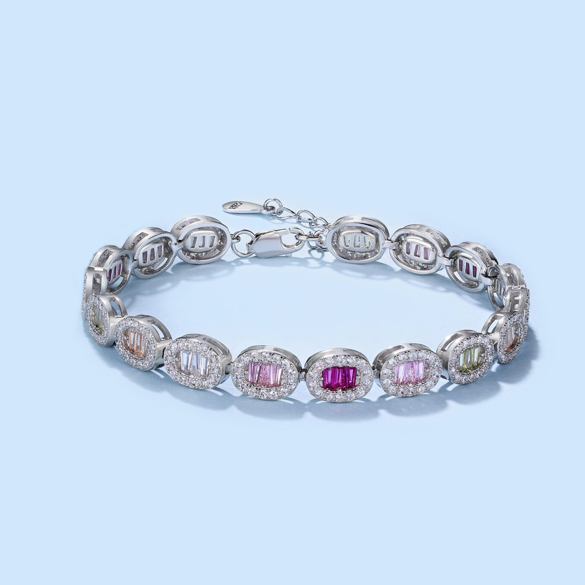 [ElanLuxe Jewelry]Exquisite Ornate Emerald Cut Daily Bracelet