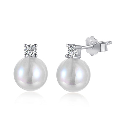 [ElanLuxe Jewelry]Symphony Mermaid Pearl Earrings