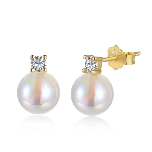 [ElanLuxe Jewelry]Symphony Mermaid Pearl Earrings