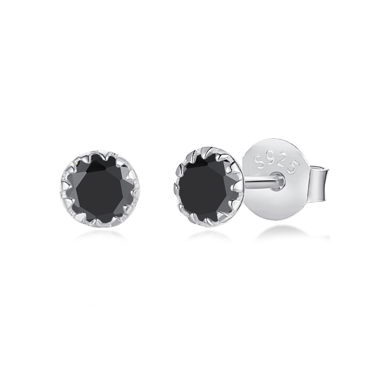 [ElanLuxe Jewelry]Sparkling Colorful Round Shape Earrings
